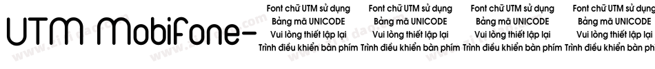 UTM Mobifone字体转换